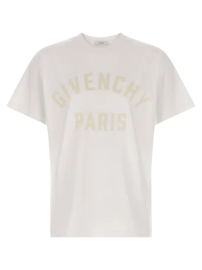 Givenchy Paris T-shirt In Off-white