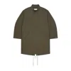 Givenchy Oversized Longline Parka In Green