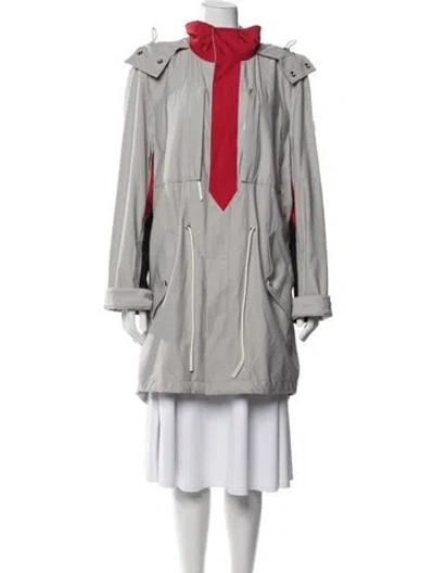 Pre-owned Givenchy Parka In Gray