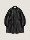 Givenchy Parka In Leather In Black