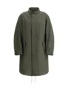 Givenchy Stamp Cotton-blend Raincoat In Brown