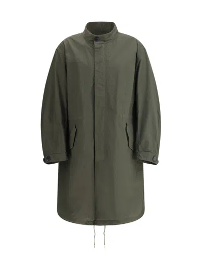 Givenchy Parka Jacket In Green
