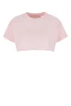 Givenchy Pastel Pink Cotton Crop Top In Pink
