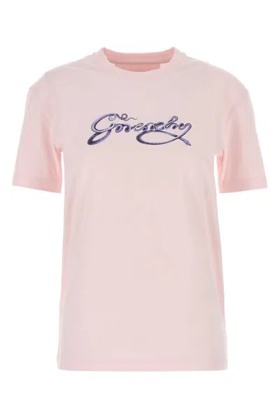 Givenchy Pastel Pink Cotton T Shirt