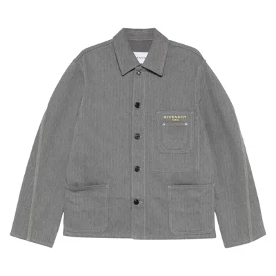 Pre-owned Givenchy Patch Pockets Jacket 'grey' | Men's Size M In Gray