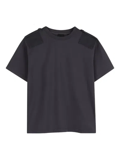 Givenchy Kids' Patch T-shirt In Blue