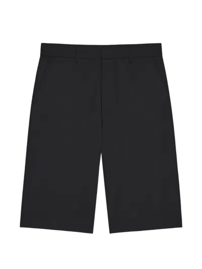 Givenchy Patch-detail Tailored Chino Shorts In Black