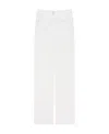 Givenchy Patchwork-detail High-waisted Trousers In White
