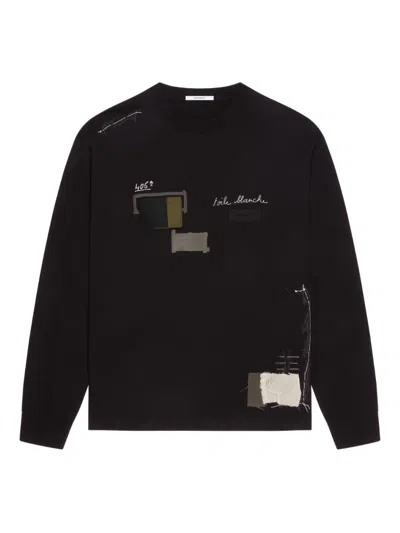 GIVENCHY PATCHWORK LONG-SLEEVE T-SHIRT