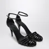 Givenchy Cage Heel Sandals Patent Leather Ankle Strap