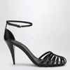 Givenchy Patent Leather Cage Heeled Sandals In Animal Print