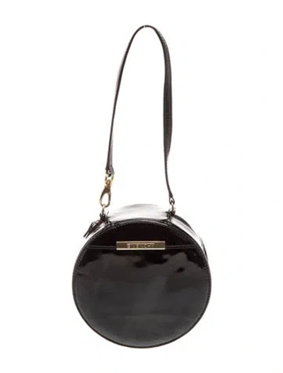 Pre-owned Givenchy Patent Leather Evening Bag In Black