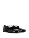 Givenchy Patent Leather Flats In Black