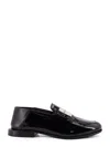 Givenchy Glossy Round Toe Loafers In Black