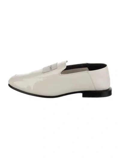 Pre-owned Givenchy Patent Leather Loafers In Neutral