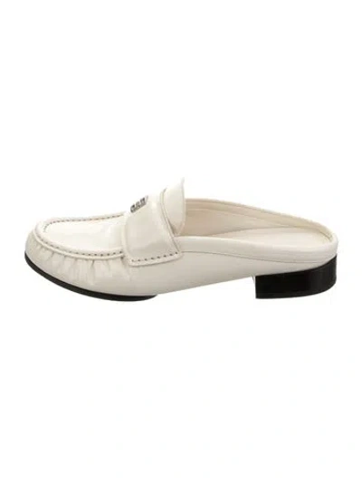 Pre-owned Givenchy Patent Leather Mules In Black/neutrals