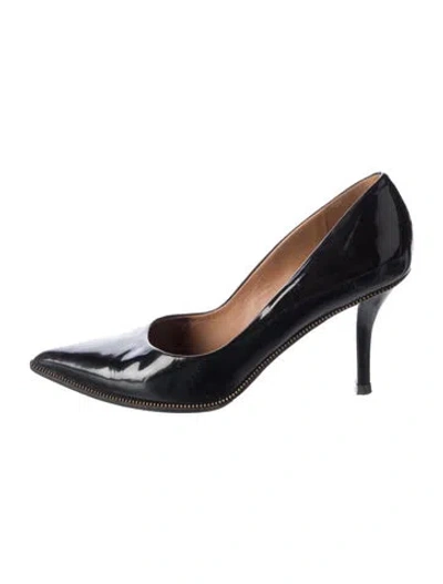 Pre-owned Givenchy Patent Leather Pumps In Black