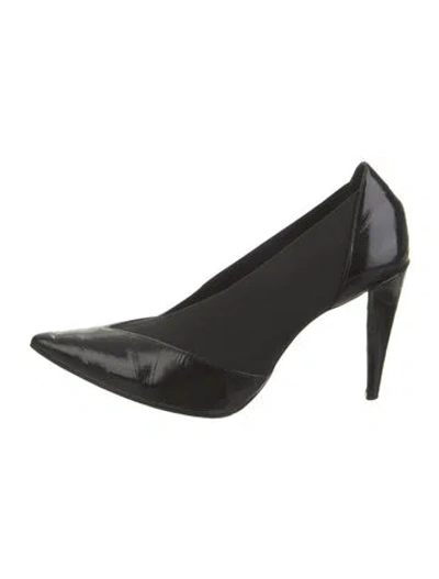 Pre-owned Givenchy Patent Leather Pumps In Black