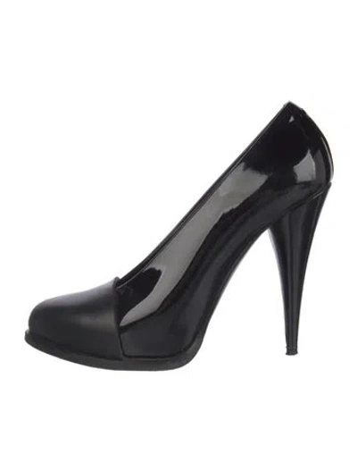 Pre-owned Givenchy Patent Leather Pumps In Black