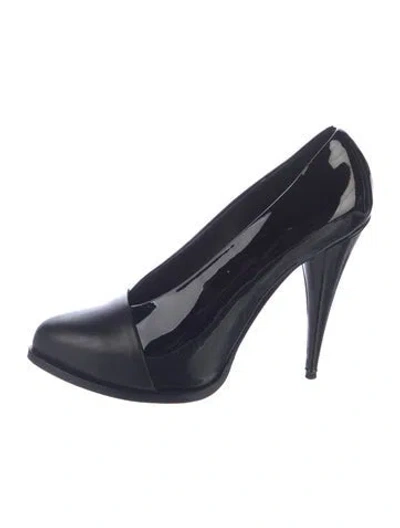 Pre-owned Givenchy Patent Leather Pumps In Black