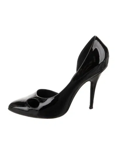 Pre-owned Givenchy Patent Leather Pumps In Black