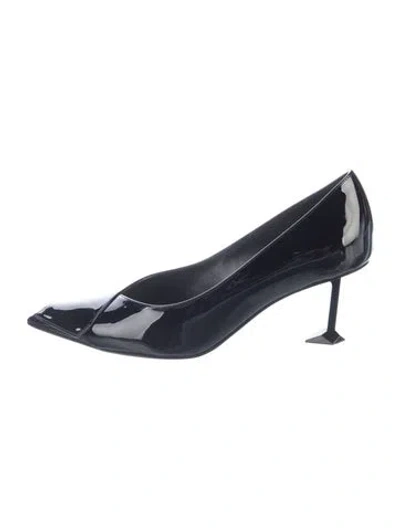 Pre-owned Givenchy Patent Leather Pumps In Blue