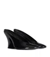 Givenchy Patent Leather Sculptural Pumps 95 In Black