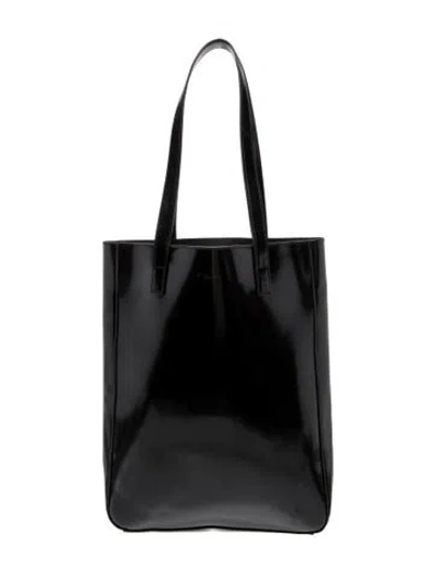 Pre-owned Givenchy Patent Leather Tote In Black