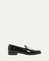 Givenchy Patent Leather Tuxedo Loafers
