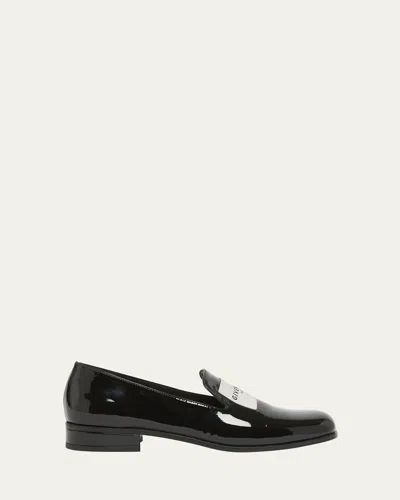 Givenchy Patent Leather Tuxedo Loafers