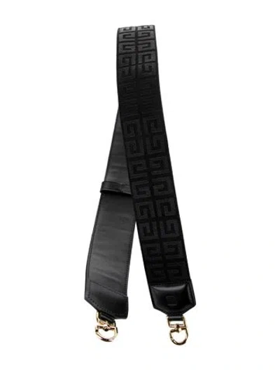 Pre-owned Givenchy Pattern Bag Strap In Black