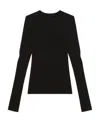 Givenchy Pattern Cut T-shirt In Black