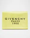 Givenchy Pattern Pochette In Satin With Logo Embroidery
