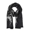 Givenchy Pattern Printed Scarf In Black