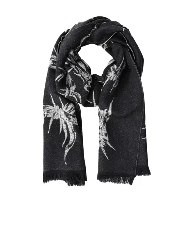 Givenchy Pattern Printed Scarf In Black