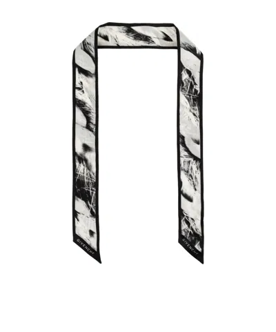Givenchy Pattern Scarf In Black