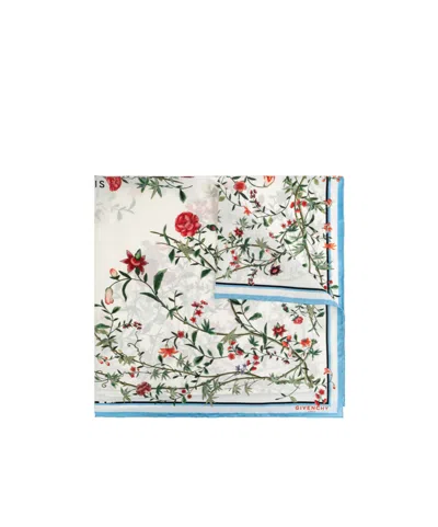 Givenchy Pattern Scarf In White
