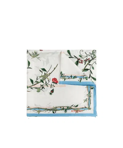 Givenchy Pattern Scarf In White