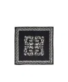 Givenchy Pattern Scarf In Black