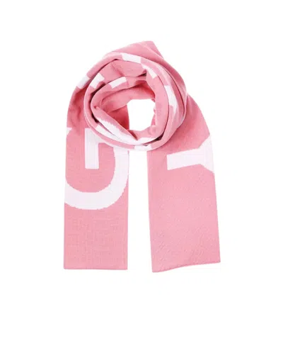 Givenchy Pattern Scarf In Pink