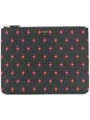 Givenchy Patterned Clutch In Black