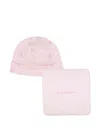Givenchy Patterned Hat And Blanket Two-piece Set In Pink