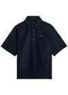 Givenchy Patterned-intarsia Cotton Polo Shirt