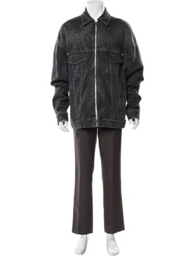 Pre-owned Givenchy Patterned Jacket In Gray