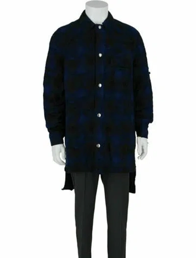 Pre-owned Givenchy Patterned Jacket W/ Tags In Blue
