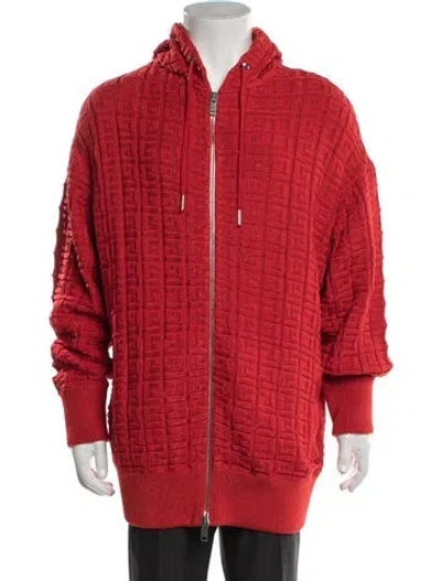 Pre-owned Givenchy Patterned Jacket W/ Tags In Red