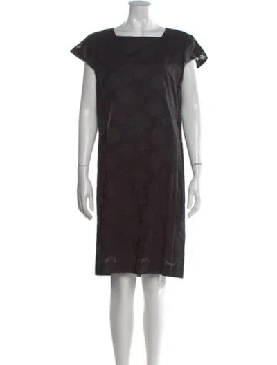 Pre-owned Givenchy Patterned Knee-length Dress In Black