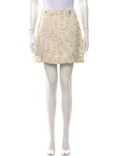 Pre-owned Givenchy Patterned Mini Skirt In Neutrals