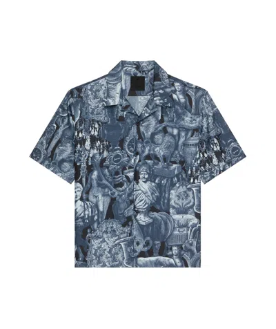 GIVENCHY GIVENCHY HUBERT OBJECTS PRINT SHORT-SLEEVE SHIRT