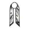 Givenchy Patterned Silk Scarves In Black